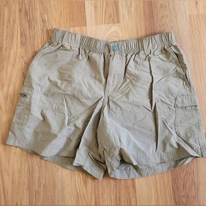 Women's Khaki Columbia Hiking Shorts Size M